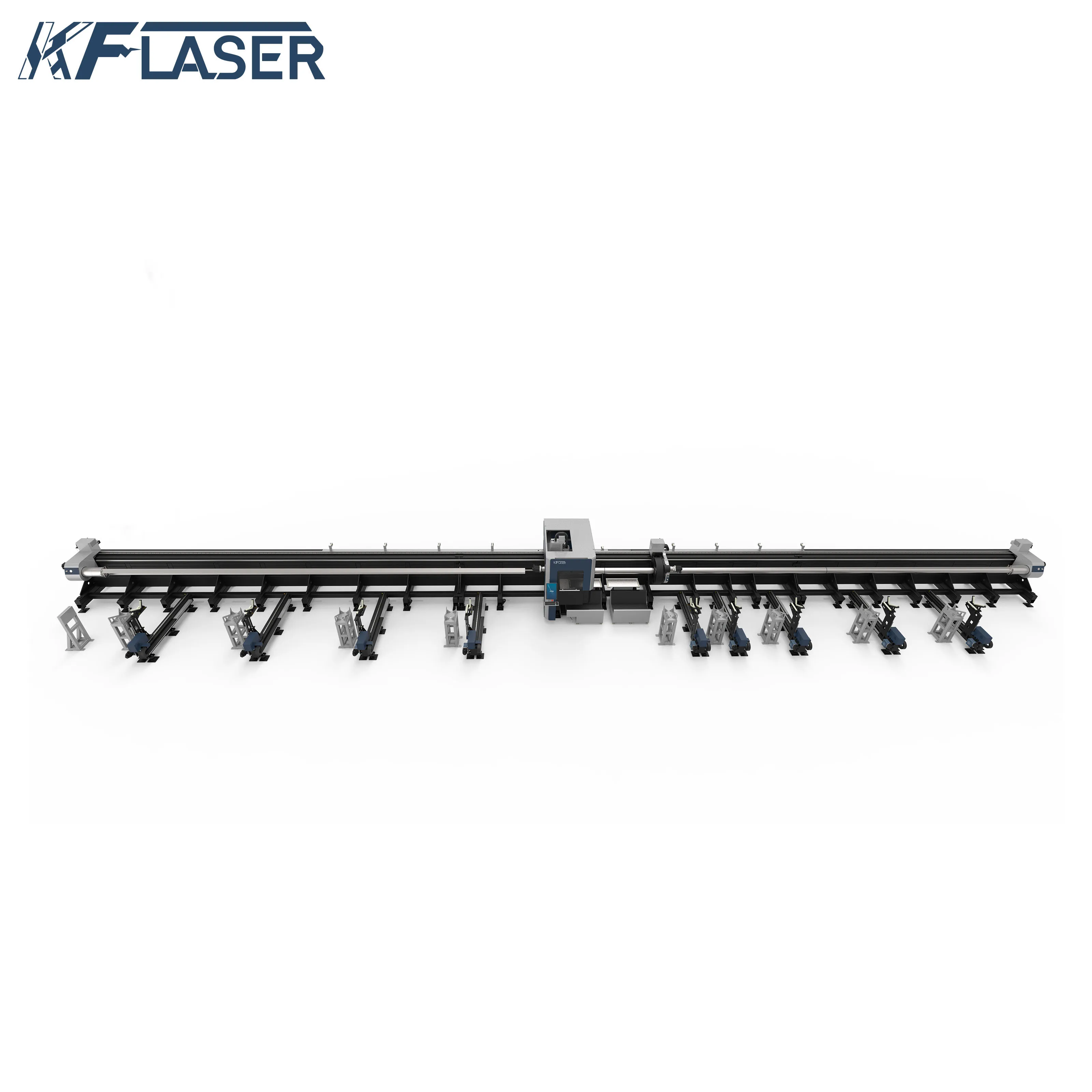 KF LASER Accurate Results 1000w 1.5kw 2kw 3kw Cut 160mm Pipe Fiber Tube Laser Cutting Machine for Tubular Metal