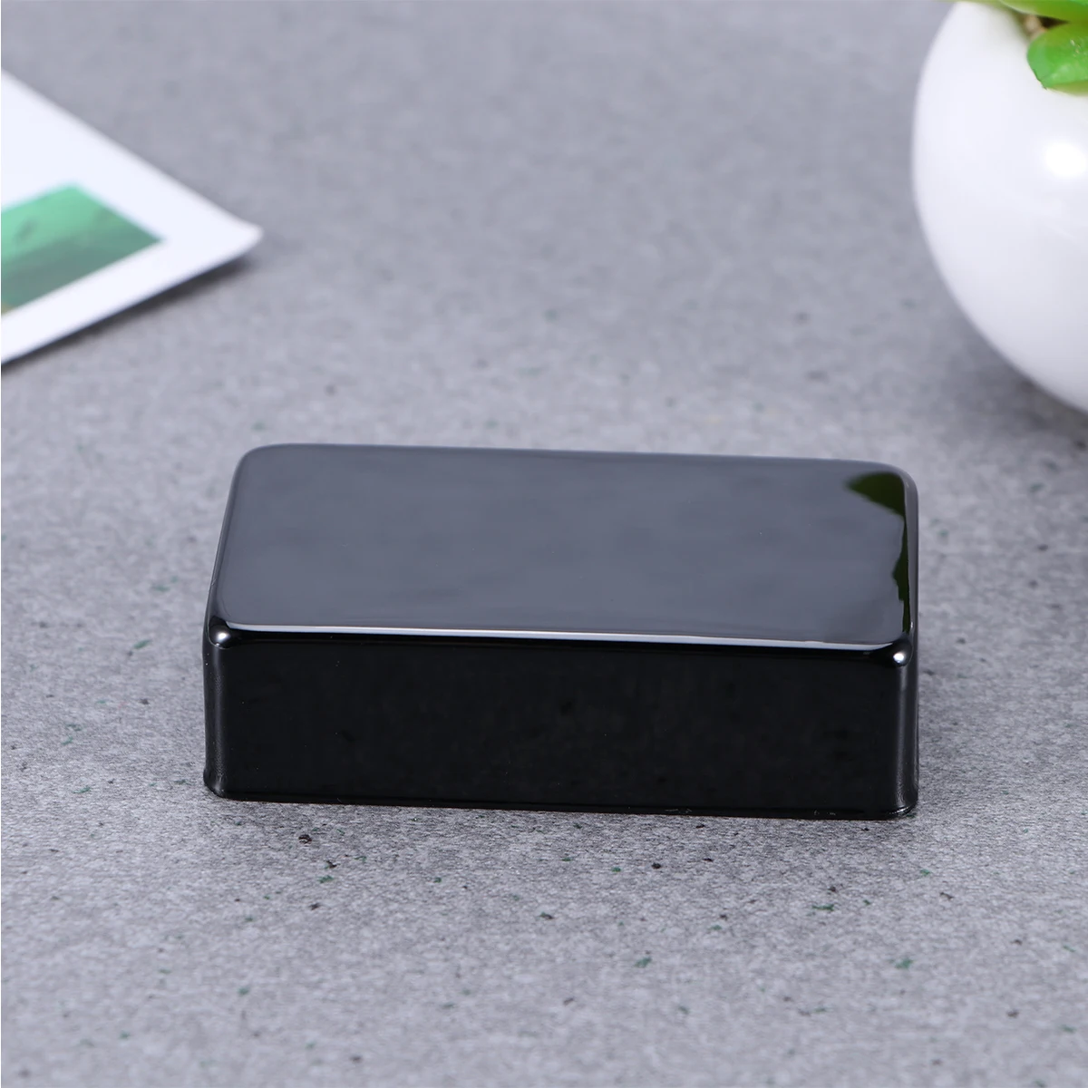 

Black Copper Humbucker Cover No Pole Holes Lightweight Design for 50 52Mm Pickup Electric Guitar Accessories High Performance