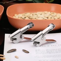 New 1pcs Steel Nut Sheller Peanut Pincers Melon Seeds Opener Sunflower Walnut Seeds Kitchen Plier Peeler Clamp