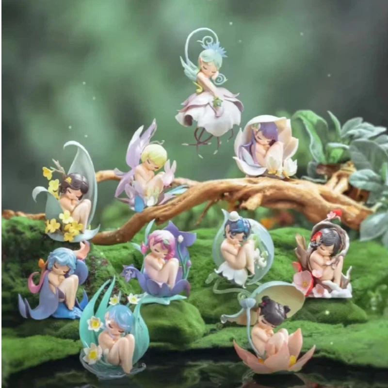 

Genuine Sleep Flower Elf Spirit Series Blind Box Decoration Mystery Box Toys Cute Anime Action Figure Cute Model Gift For Kids