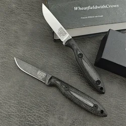 Tactical Sharp ESEE DC53 Bushcraft Fixed Knife D2 Blade Linen Handle Outdoor Hunting EDC Multitool Camping Portable Knives