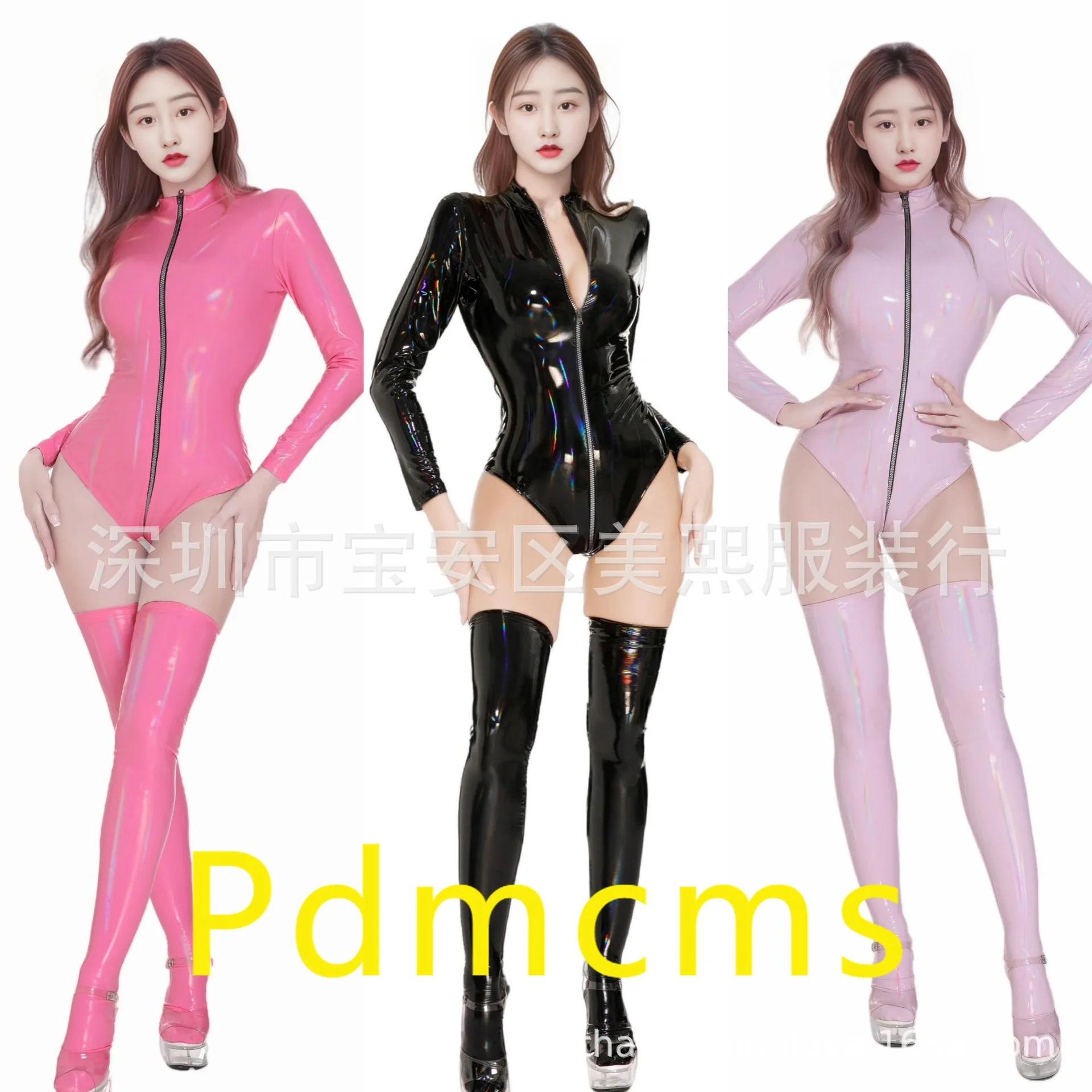 

2025 новая молния с открытой промежностью, европейское и американское высокоэластичное фэнтезийное яркое кожаное сексуальное нижнее белье из искусственной кожи, яркая лакированная кожа, ни