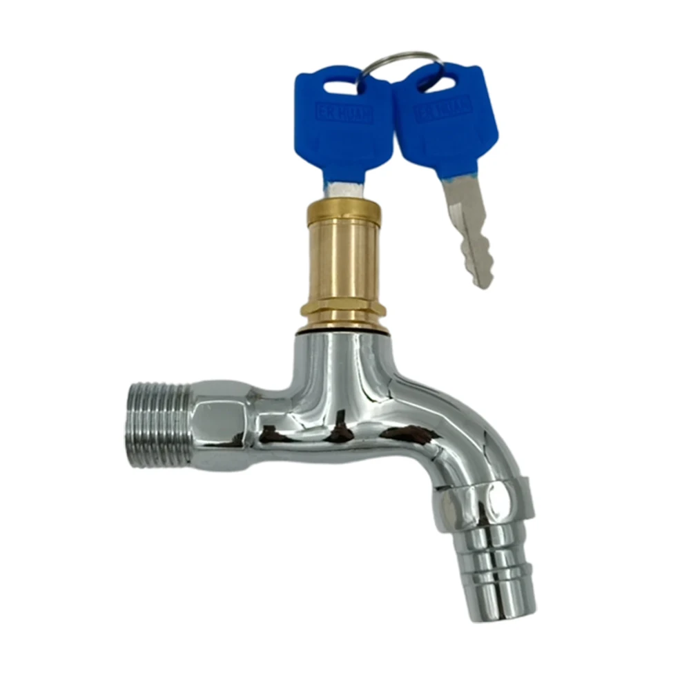 For Public Places Household Faucet Lockable Metal Gasket 1/2 \