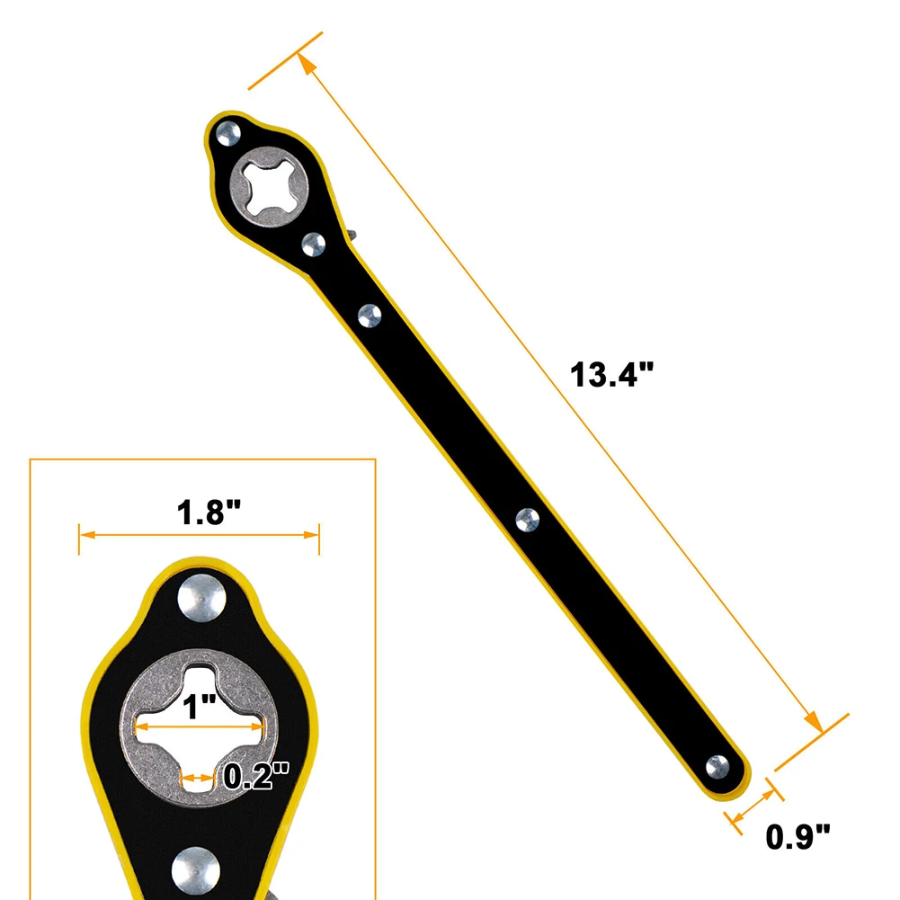 Car Scissor Ratchet Wrench Scissor Jack Garage Tire Wheel Lug Wrench Handle Labor Saving Wrench Car Repair Tool