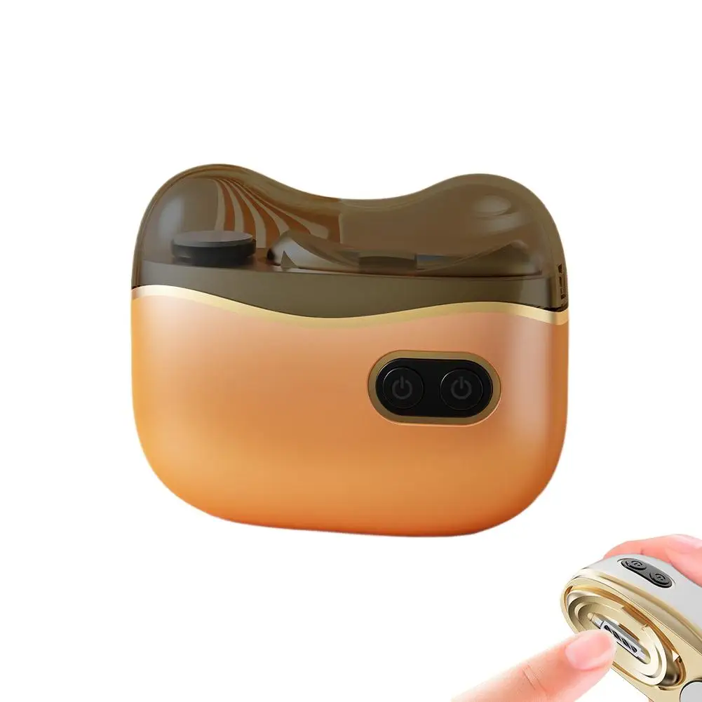 Elektrische automatische nagelknipper, 2-in-1 automatische vingernagelsnijder en polijstmolen voor baby- en senioren volwassenen, 2 snelheden en oplaadbaar