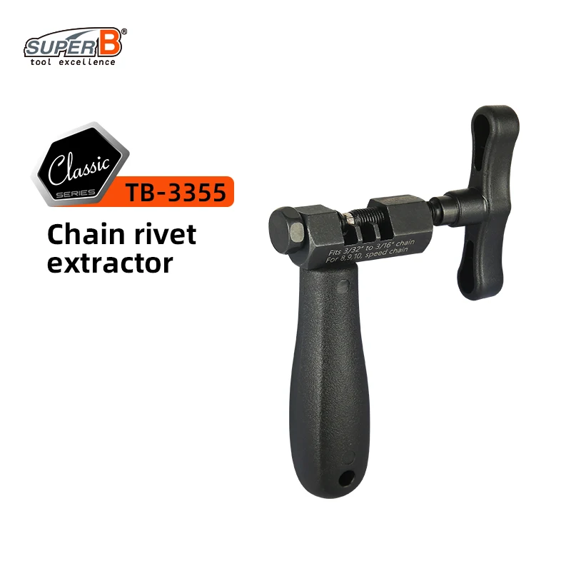 Super B Fietsketting Klinknagel Afzuigkap Fietsketting Reparatiegereedschap Voor 3/32 "Tot 3/16" En 8/9/10 Snelheidskettingen