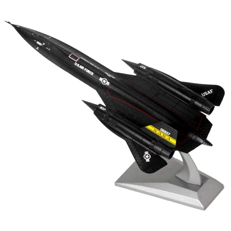 2X 1/144 Diecast SR-71A Blackbird Reconnaissance Plane Airplane Model For Kids Adult Home Office Decor