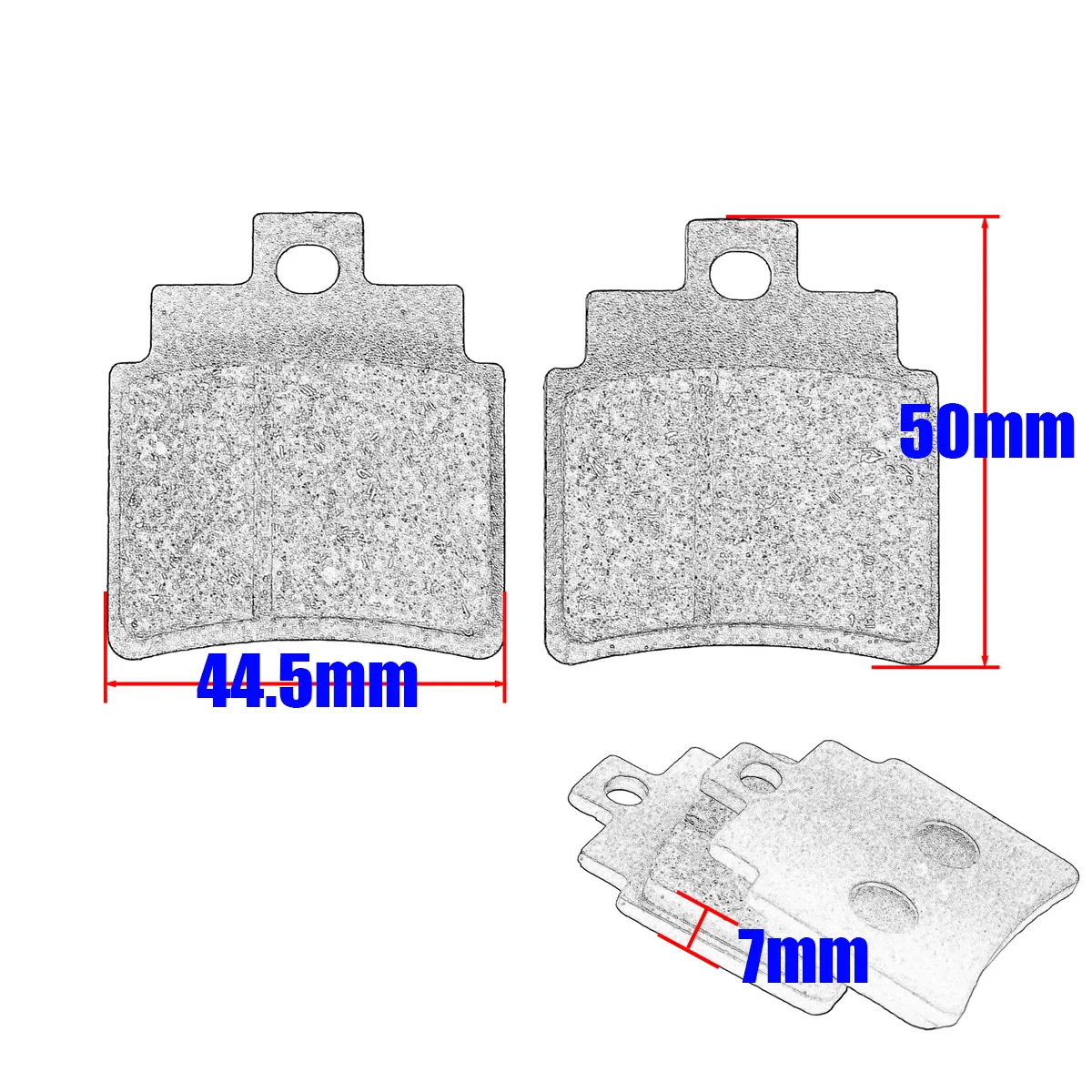 Motorcycle Front or Rear Brake Pads Sets For SYM Joymax250 Joymax300 Joymax 250 250i 300i Cruisym 125 300 RV250 GTS250 RV GTS view 6