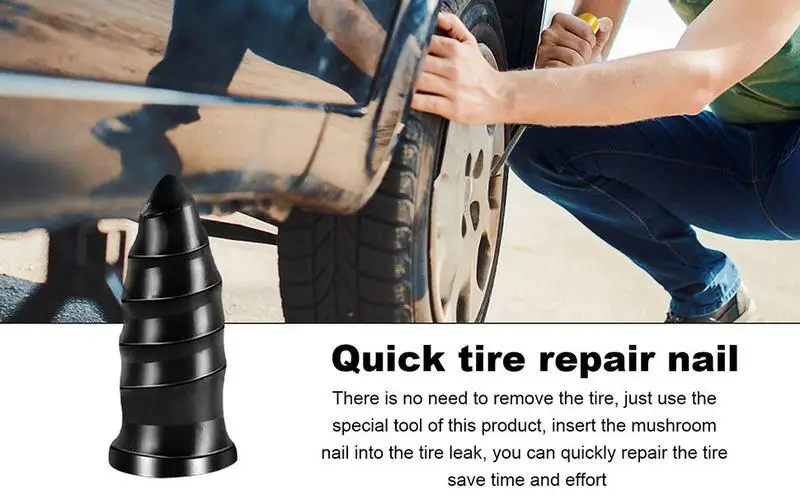 Tire Repair Nails Vacuum Tire Repair Plug Kit Creative Vacuum Studs Quick Repair Tool Electric Tire Patching car accessories