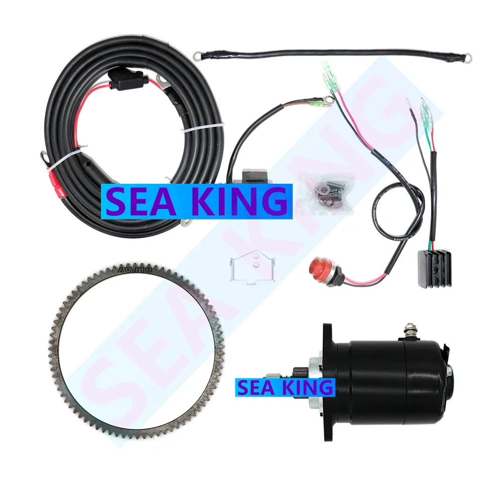 

For Tohatsu M25 M30 & More 2 Stroke 25HP 30HP Outboard Motor Electric Start Conversion Kit