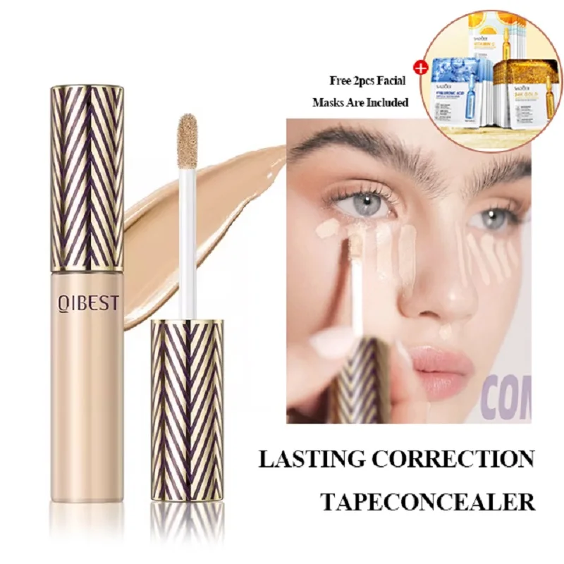 

Liquid concealer waterproof sweatproof long-lasting non-sliding concealer wand concealer acne spots dark circles face makeup