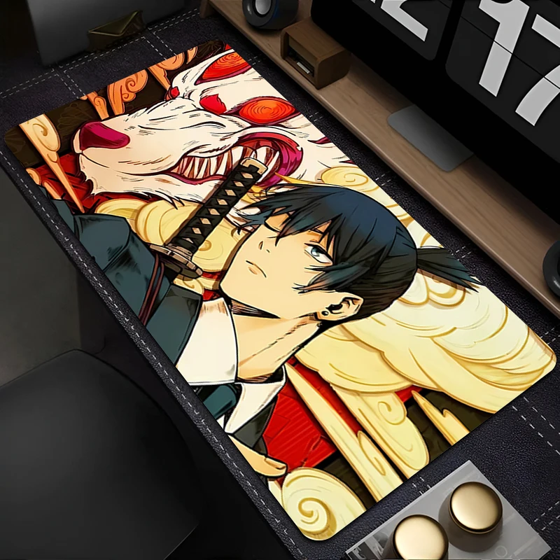 

Mousepad Laptop Office Cabinet Keyboard Pad PC Desk Mat Large Mouse Pad Non-slip C-chainsaw Man Hayakawa Aki Rubber Extended Pad