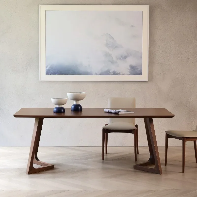 Black walnut dining table 2025 new all solid wood dining table
