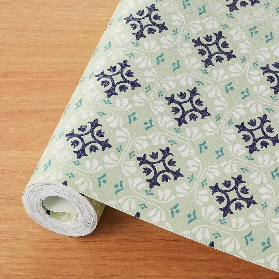 

Shelf and Drawer Liners for Kitchen Cabinets, NonAdhesive Cabinet Liners, EVA Waterproof Durable Shelf Paper for Refrigerator, S