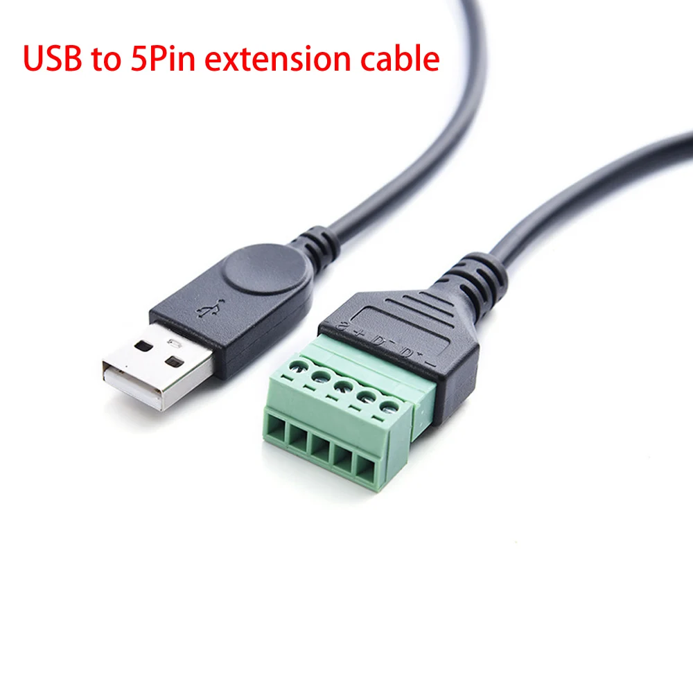 USB Tipo-C para 5pin RJ45 8Pin Parafuso Conector Vendido Cabo de Extensão Cabo De Carregamento com Escudo Terminal Plug Cabo Adaptador