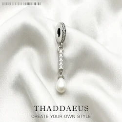 Dropwater Pearl Charm Women Summer Brand New Trendy 925 Sterling Silver Pendant