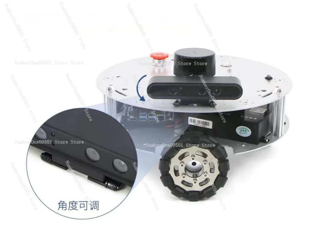 

Omnidirectional Wheel Robot ROS Lidar Raspberry Pi Mobile Smart Car Obstacle Avoidance Kit