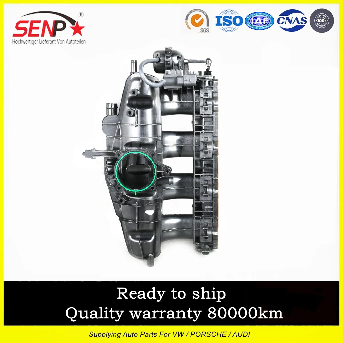 Senp German Auto Parts Intake Manifold 06j133201ar/06j133201 for Audi A3 Tt Quattro VW Jetta Pasat Tiguan 2.0L 2006-2013