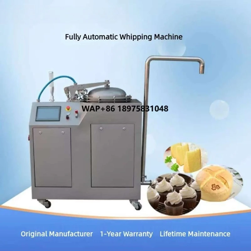 

Commercial 130L automatic high-efficiency and energy-saving inflatable foaming machine, suitable for pastry, cupcake, shortcake
