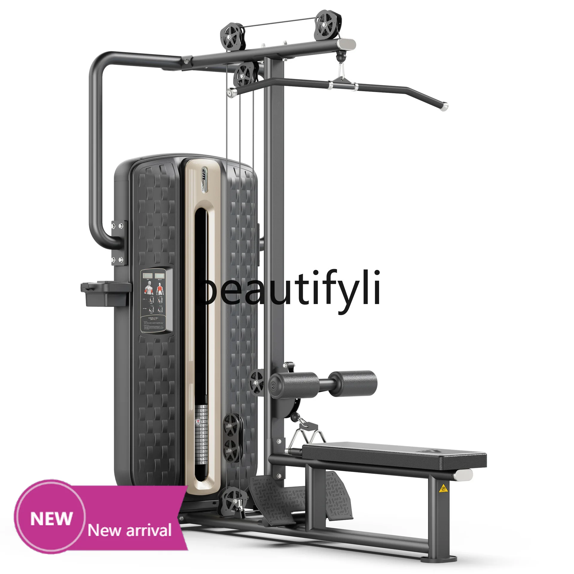 

All-in-one gym commercial high and low pull back dual function back high and low pull training equipment