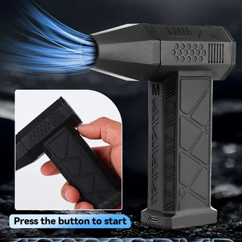 Mini Turbo Jet Fan 130000RPM Wind Speed 52m/s Brushless Motor Handheld Duct Fan High Performance Cyclone Turbo Electric Blower Mini Turbo Jet Fan 130000RPM Wind Speed 52m/s Brushless Motor Handheld Duct Fan High Performance Cyclone Turbo Electric Blower