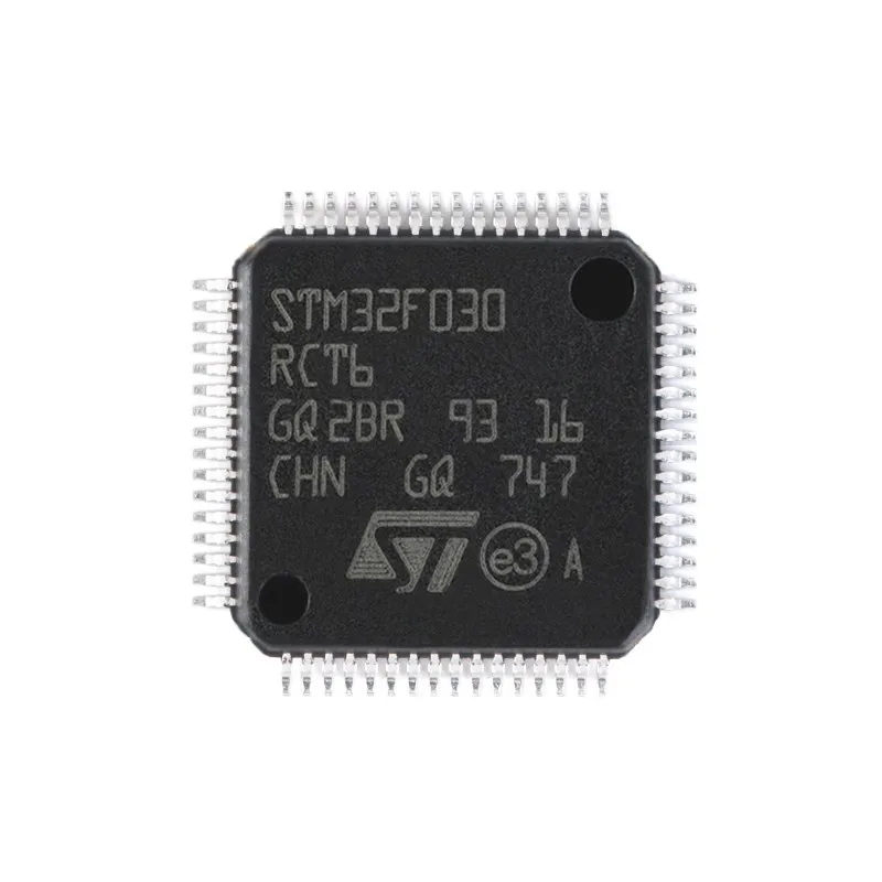 5PCS/LOT STM32F030RCT6 STM32F030 LQFP-64 ARM Cortex-M0 New Original