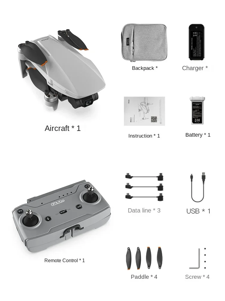 2024 Nowy bezszczotkowy dron CFLY-Faith Mini2 4K Profesjonalny dron HD z kamerą FPV 3-osiowy gimbal Składany 5KM RC Quadcopte Dron Toys