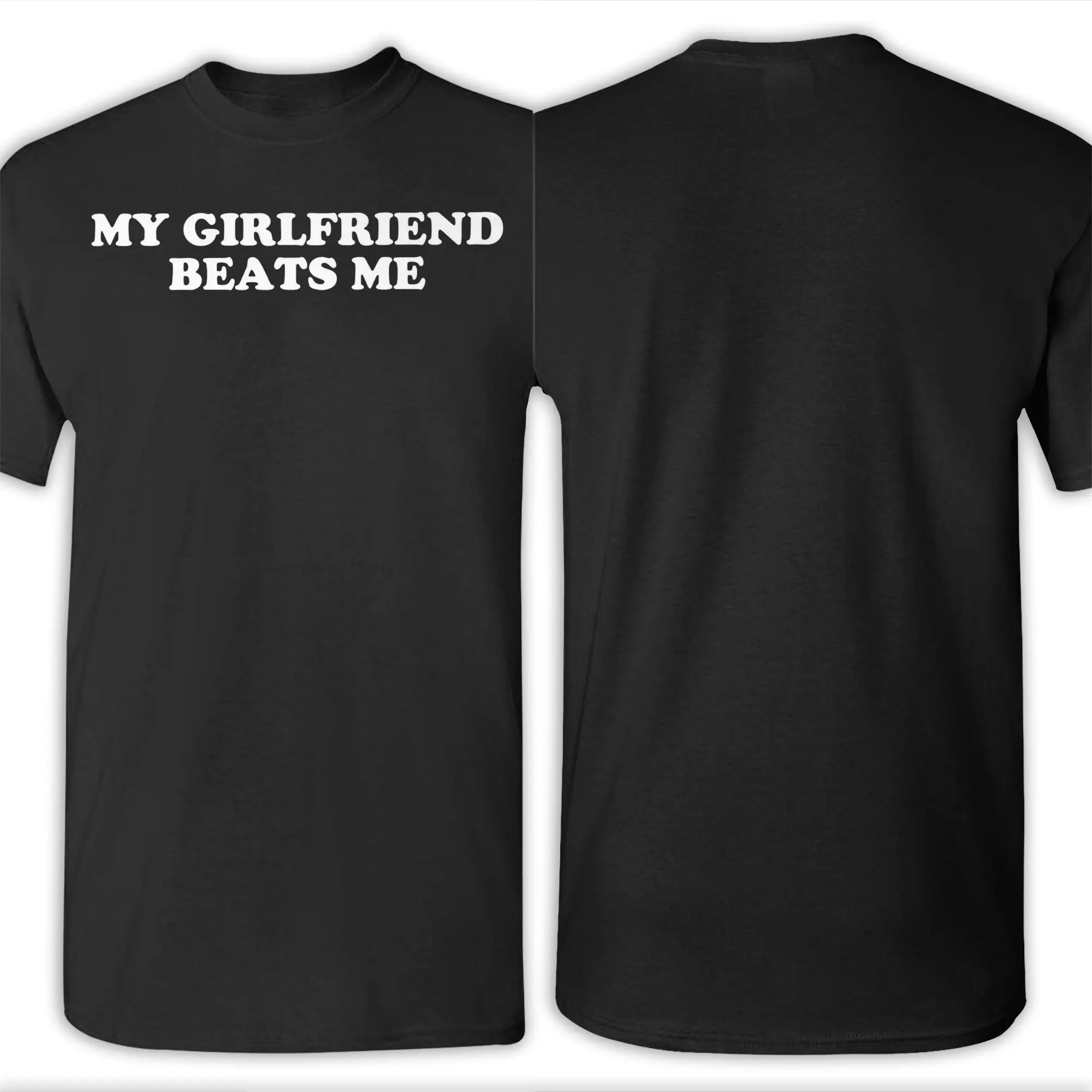 

Футболки «Моя подруга Beats Me», мужская винтажная хлопковая футболка с круглым вырезом, футболка с короткими рукавами, идея подарка, топы