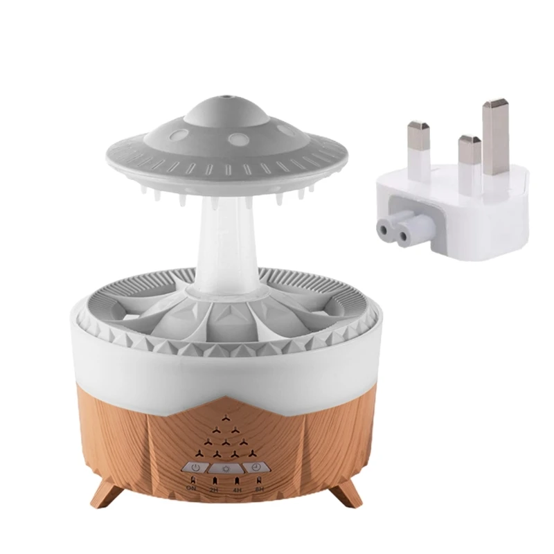 แบบพกพา Air Humidifier Raindrop น่ารัก Air Humidifier เปลี่ยนสี Raindrop Humidifier เหมาะสำหรับรถบ้านสำนักงาน