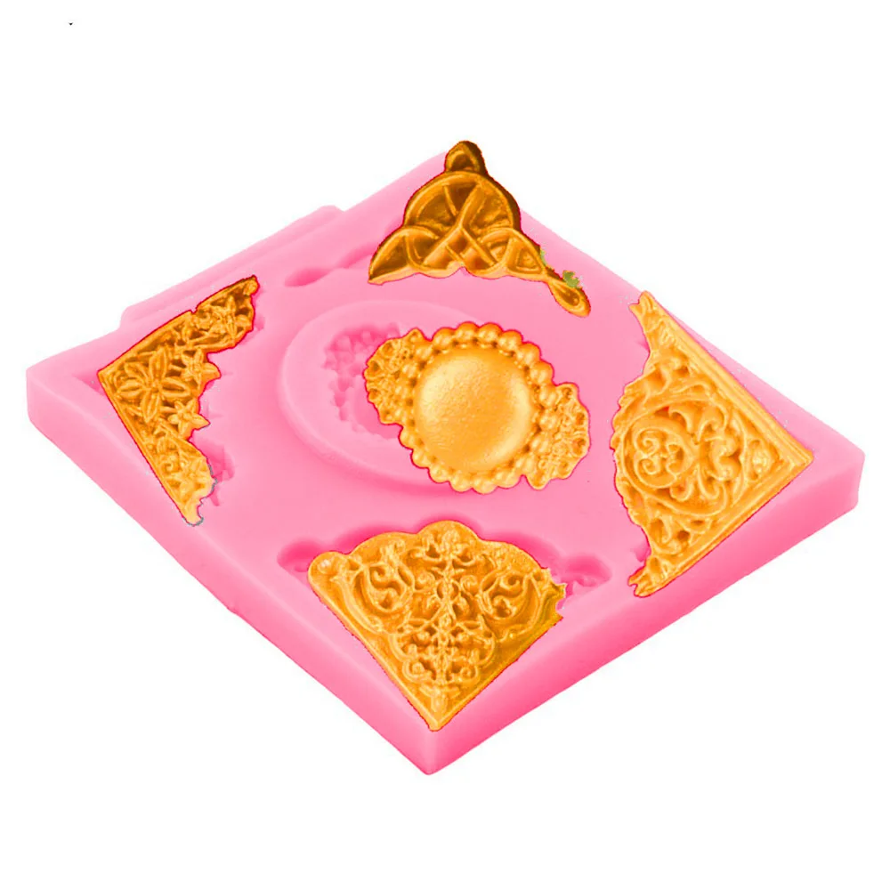 

Lace Embossing Lace Mold Fondant Chocolate Decoration Resin Crafts Accessories Cake Decoration Tools Resin Mold