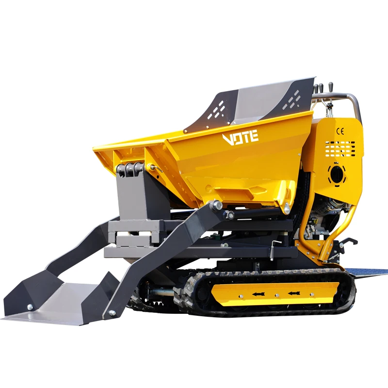 customized Factory Directly Provide Mini Dumper 500kg  Self Loading Construction Diesel Crawler Tipper Compact Garden Crawler