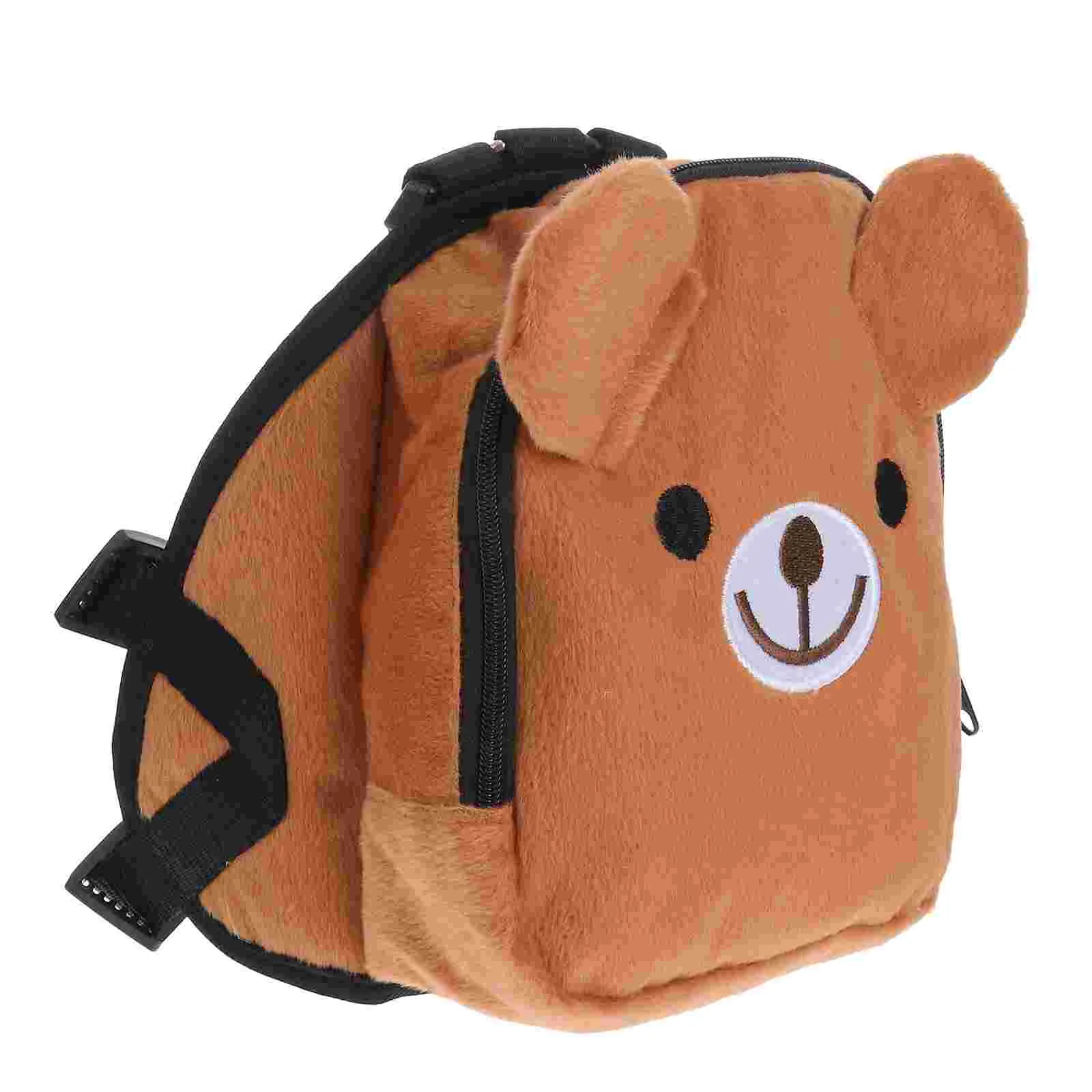 

Animal Backpack Stuffed Animal Small Plush Backpack - Size L (Brown) Dog shoulder bag Dog carrier Multifunction dog harness