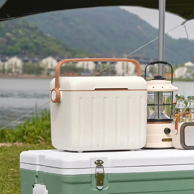 

Портативный ящик-холодильник для кемпинга, многоцелевой ящик для льда, органайзер для хранения напитков большой емкости 6 л для кемпинга, барбекю, спорта