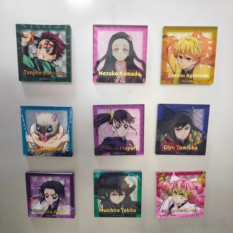 

Demon Slayers Anime Acrylic Stand Figure Muichiro Tokito & Giyuu Tomioka Fridge Magnet Transparent Card