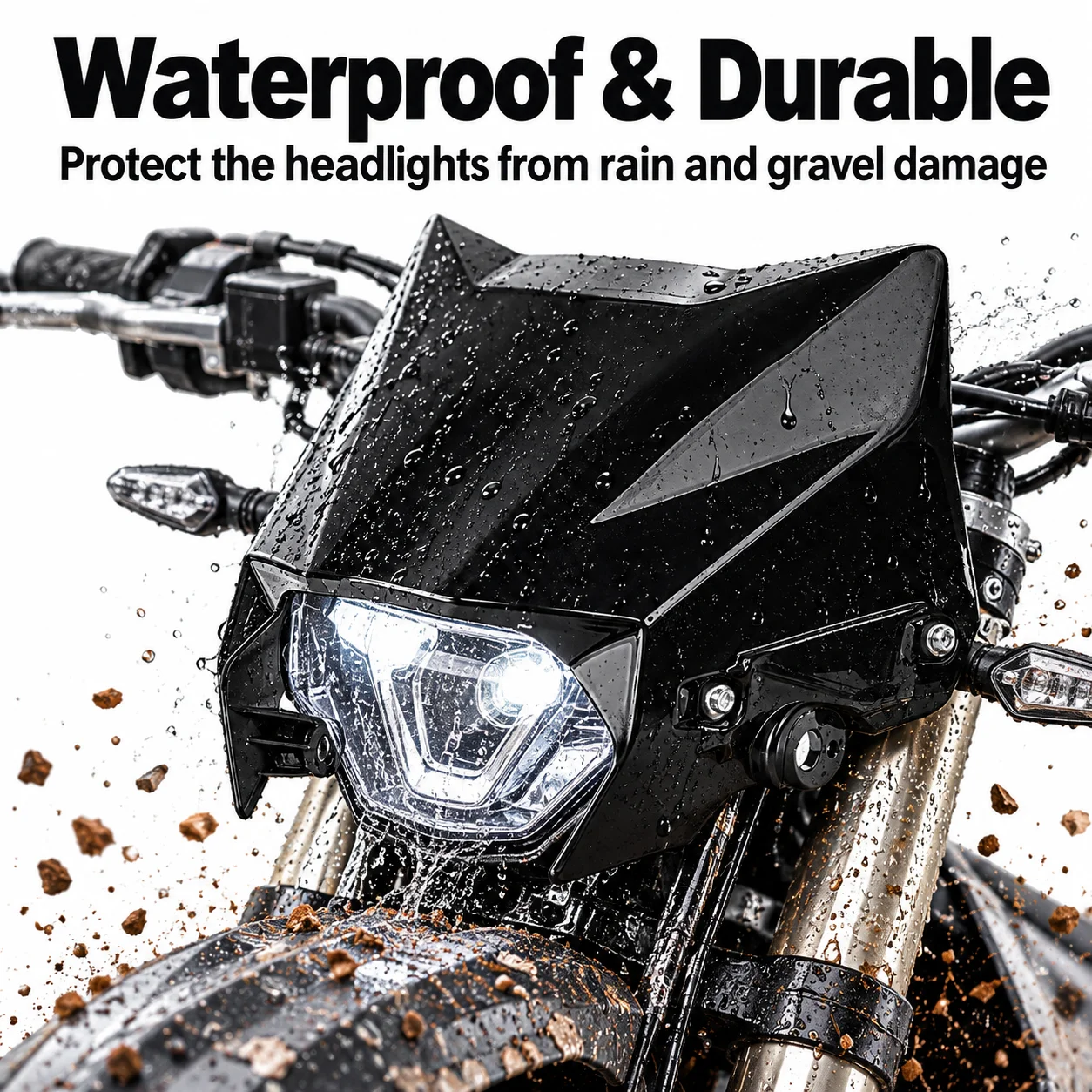 Cubierta protectora para faro, placa de protección para Surron Ultra Bee, mejora de rendimiento, pieza de repuesto para motocicletas eléctricas todoterreno, bicicletas eléctricas y motocicletas.