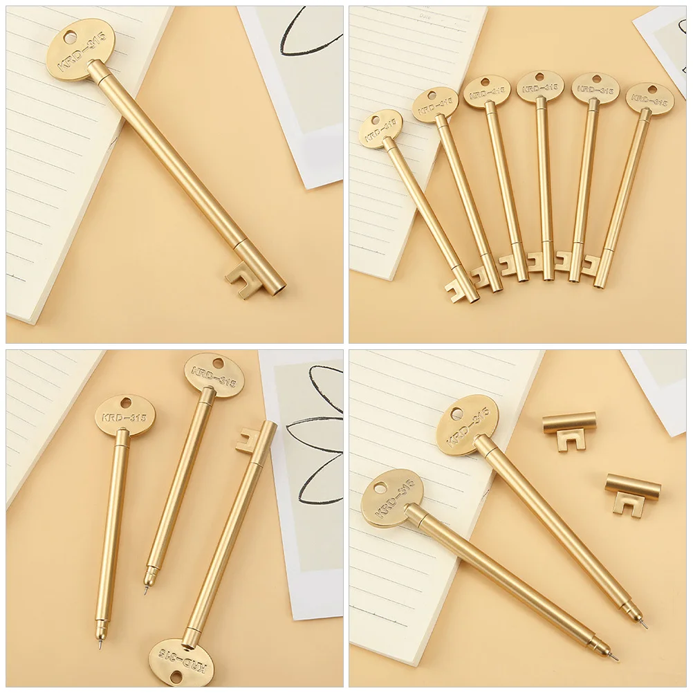 

12 Pcs Key Styling Neutral Pen Nice Pens for Writing Shaped Pencil Fountain Work Abs Office Student