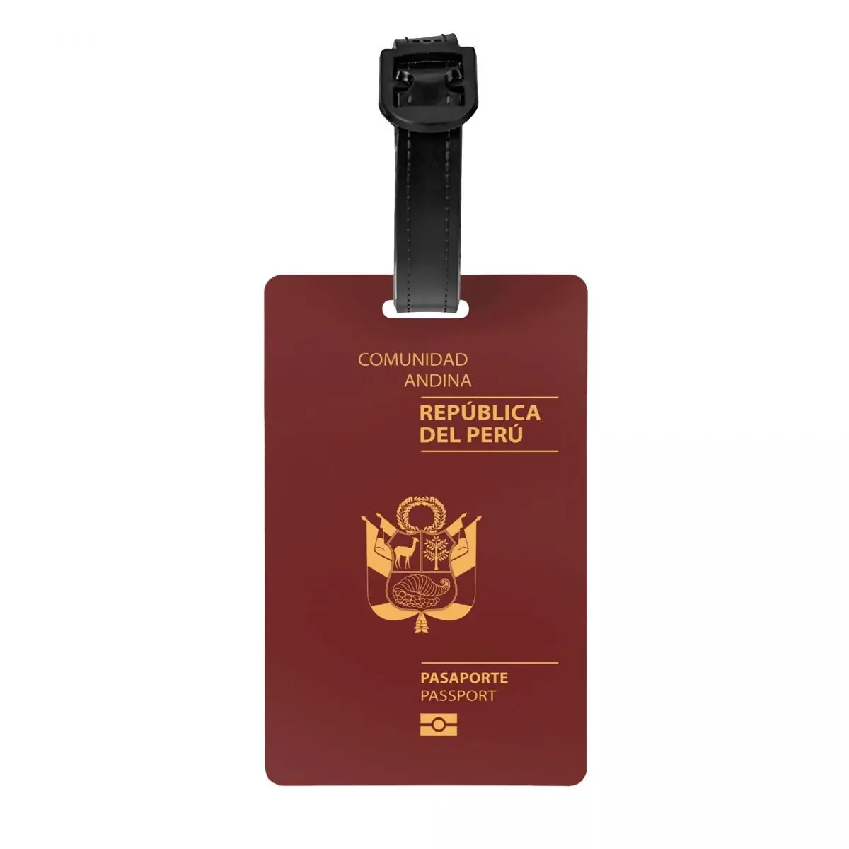 

Багажные бирки для паспорта Peru для чемоданов, модные багажные бирки, идентификационная этикетка с обложкой для конфиденциальности