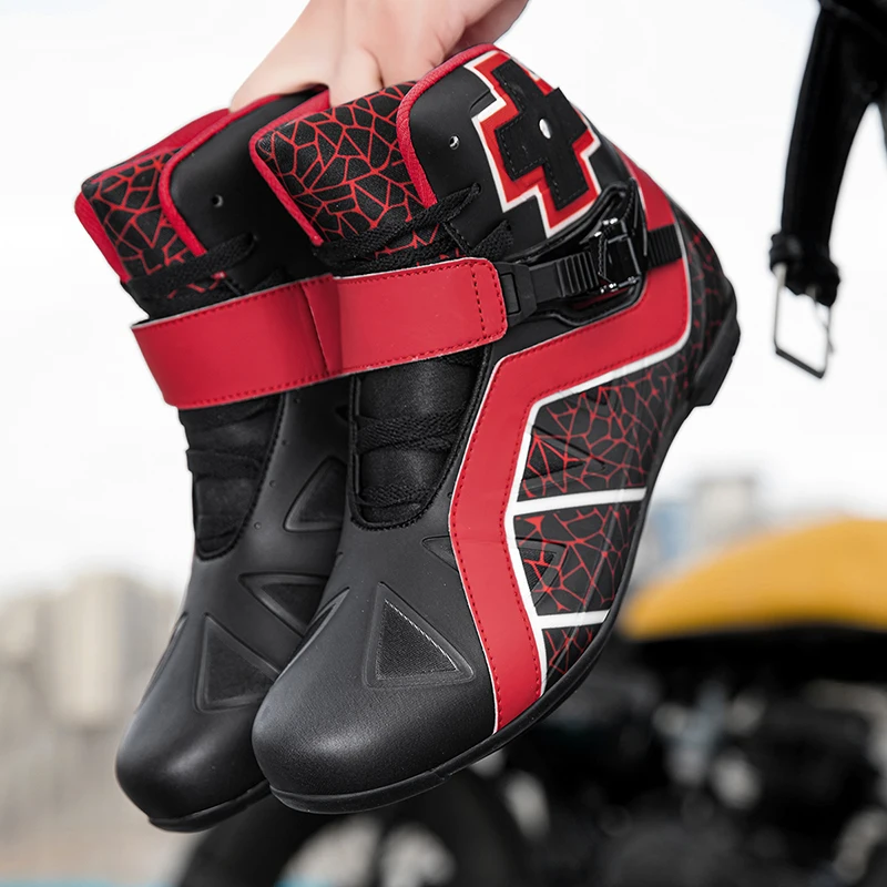

New casual professional protective riding boots men's motorcycles fashion outdoor four season comfortable off-road riding shoes