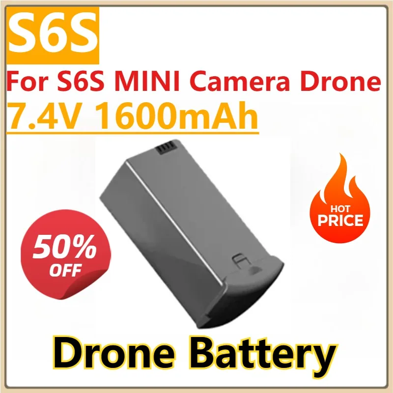 

Новый 7,4 В 1600 мАч S6S аккумулятор для мини-дрона S6S MINI камера аккумулятор для дрона аксессуары S6S аккумулятор оптовая продажа 1600 мАч