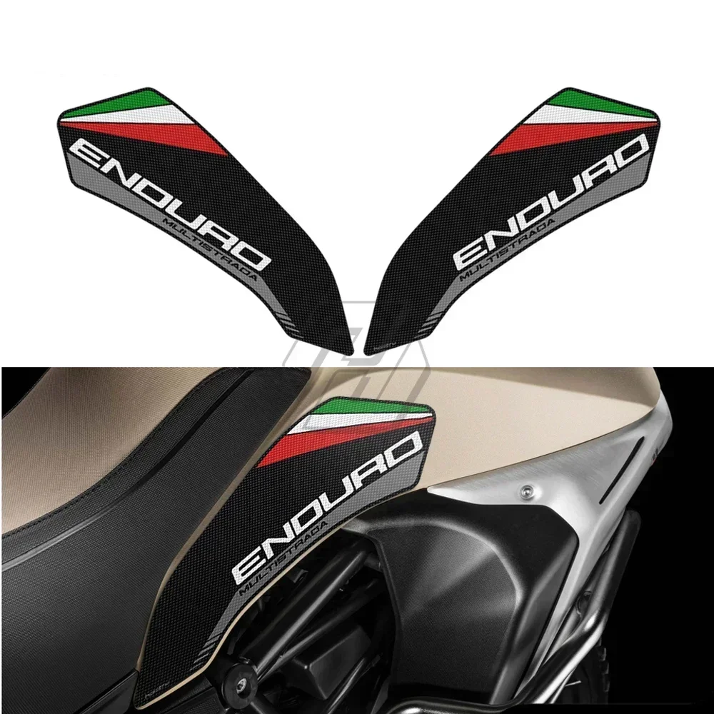 

Motorcycle Anti Slip Sticker Side Grip Protector Tank Traction Pad For Ducati Multistrada Enduro 1200 1260 V2 V2S
