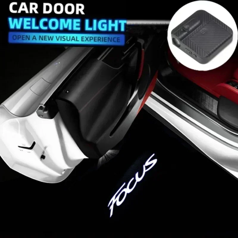 

For Ford Fiesta Fouccs Logo Light Courtesy LED Car Door Projecteur Light Car Styling Welcome Courtesy Lamp Car Goods Accessories