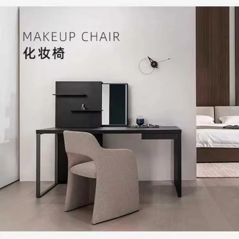 Moderne luxe oranje fluwelen restaurantfauteuil Villa hoge rugleuning casual accentstoel