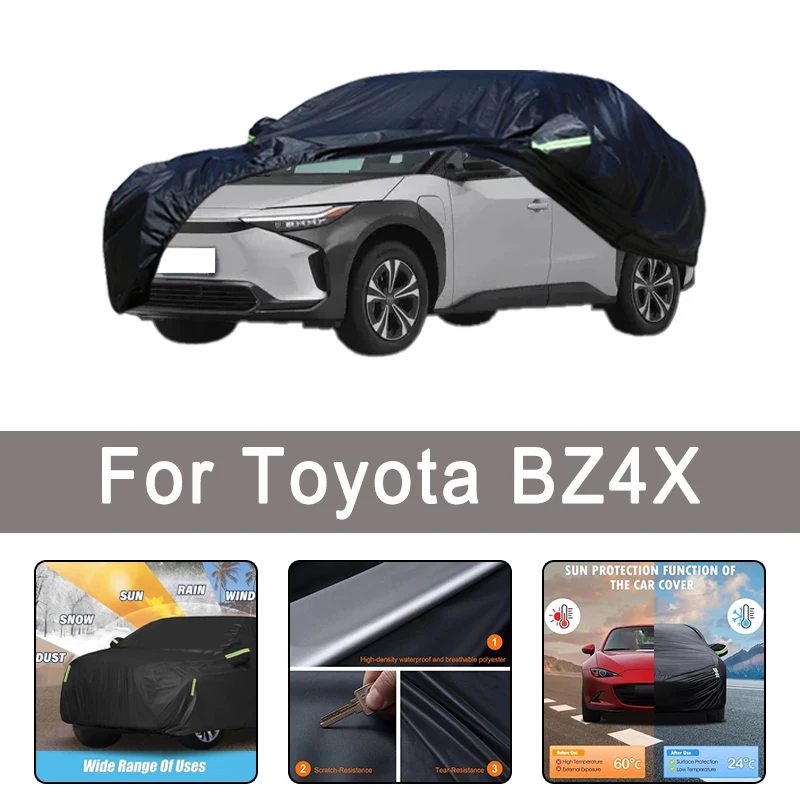 

For Toyota BZ4X All-Weather Car Covers 6-in-1 Waterproof Dustproof UV Proof Snowproof Scratch Resistant Protection