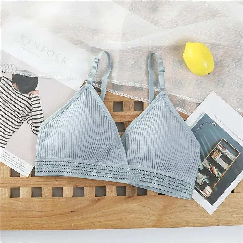 Women Yoga Sports Bras Triangle Cup Underwear Female Breathable Wrapped Tube Top Sexy Beauty Back Adjustable Sling Bra Vest