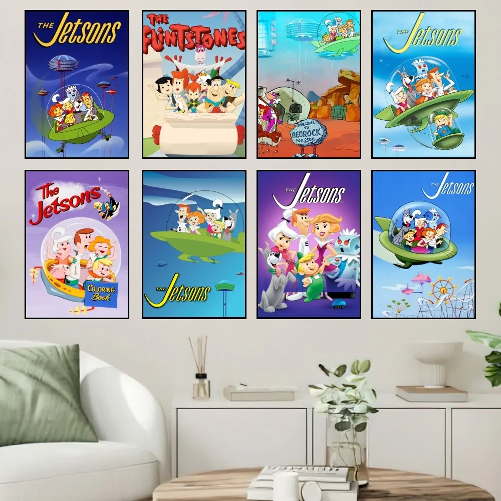 

Cartoon The J-Jetsons Poster Prints Wall Painting Bedroom Living Room Decoration Office Home