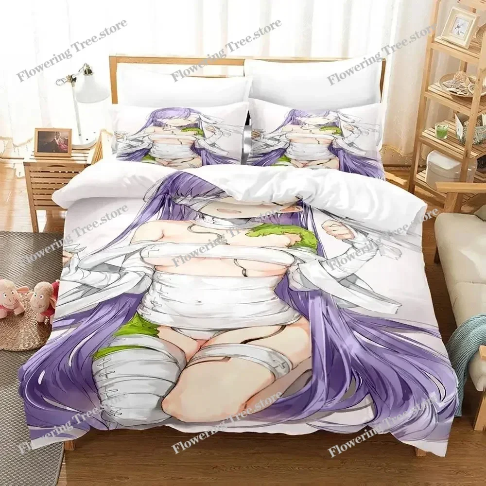 

Mummy Girls Anime Bedding Set Duvet Cover Bed Set Quilt Cover Pillowcase Comforter king Queen Size Boys Adult Bedding Set029