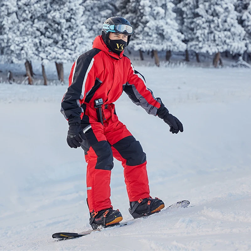Sport Mountain Donna Tuta da sci Inverno Caldo Uomo Costume da neve intero Impermeabile Moto Motoslitta Costume da snowboard