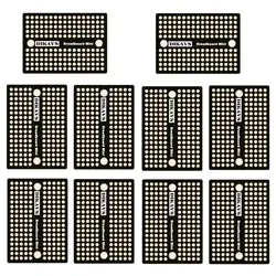 Solder-able 170 Points Breadboard Mini Prototype Pcb Board for Arduino DIY Project  (Pack of 10)
