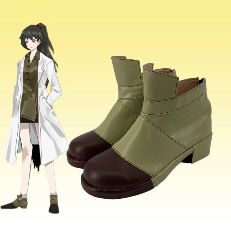 لعبة مكتبة روينا كارمن تأثيري أحذية الجيش الأخضر أحذية النساء الرجال مخصصة هالوين حفلة كرنفال لعب الأدوار الأحذية #3