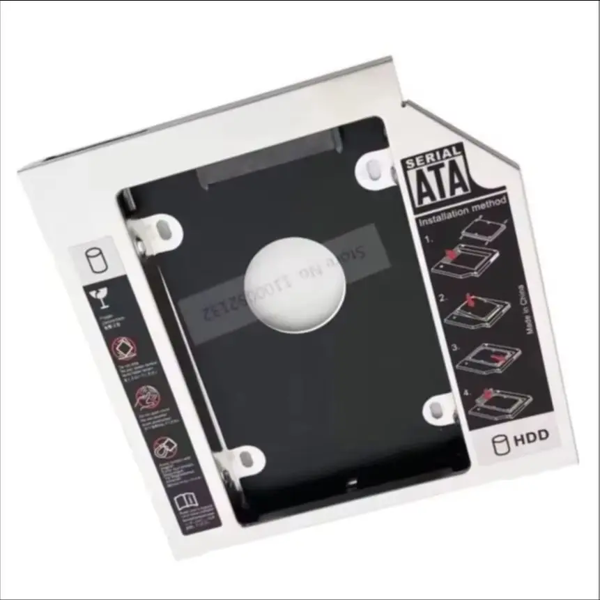 12.7mm 2nd 2.5 Hard Drive HDD SSD Optical bay Caddy Bracket for Fujitsu T4410 T4310 T731 E752 E782 AH512 Celsius H270 H710 H720